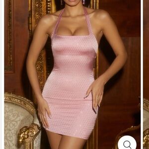 Oh Polly Pink Mini Dress